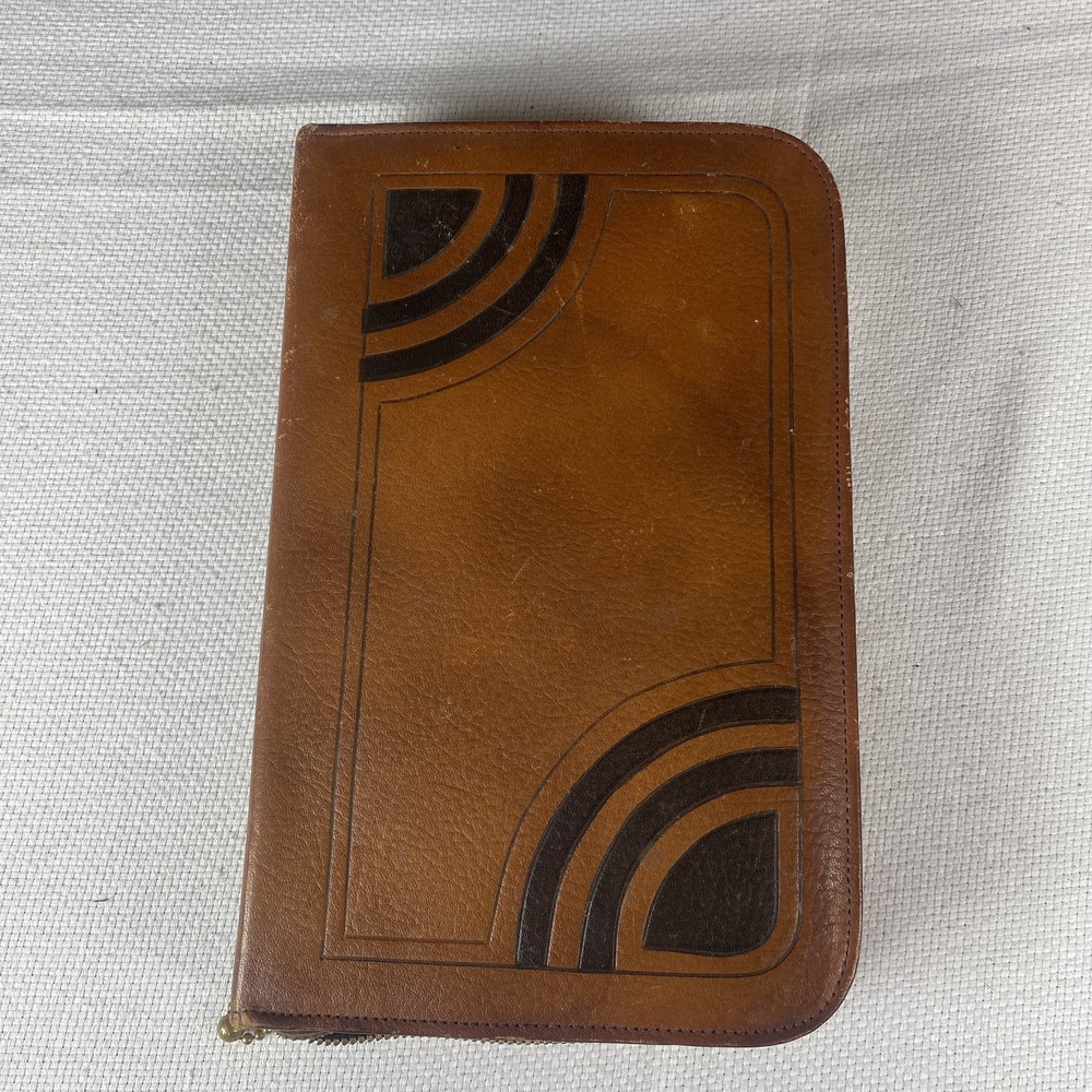 Vintage Meeker Men's Travel Shoe Shine Kit Case Leather Japan Brush Box Set 70s